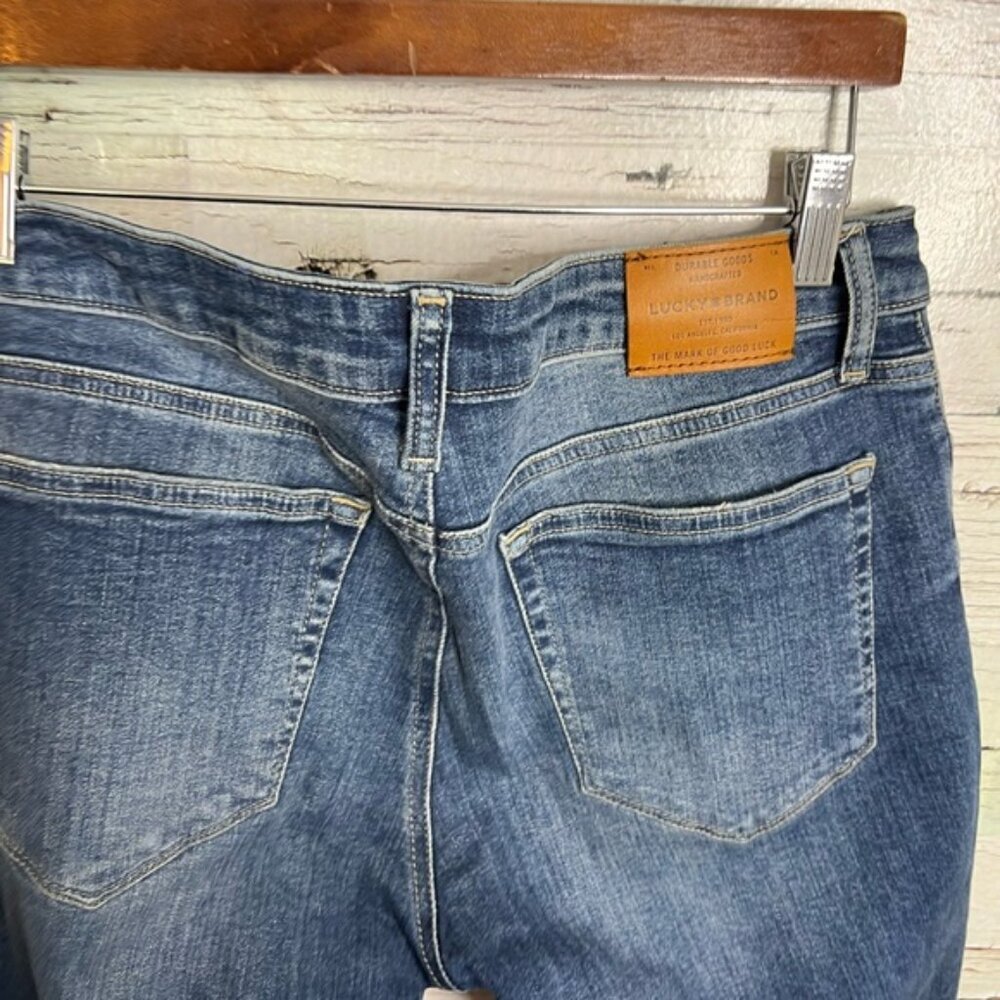 Lucky Brand Lolita Skinny Ankle Twilight Blue Denim Jeans Size 10/30 - Picture 6 of 8